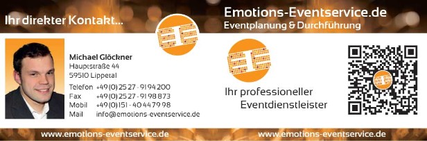 Michael Glöckner  Emotions-Eventservice